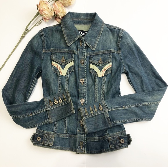 Dolce & Gabbana Jackets & Blazers - D&G Dolce & Gabbana Jean Jacket